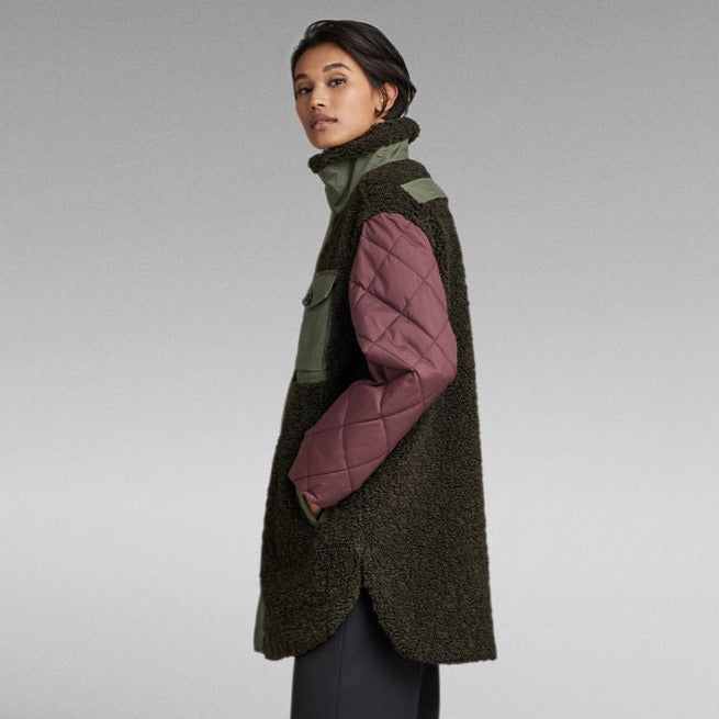 G-Star Teddy Mix Jacket-Asfalt-Fi&Co Boutique