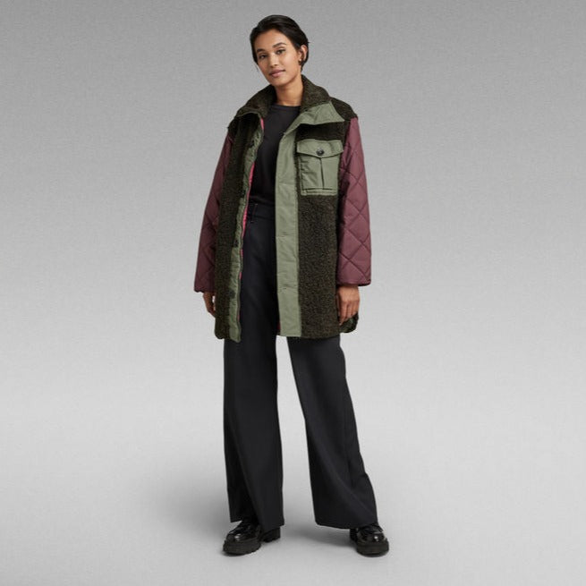 G-Star Teddy Mix Jacket-Asfalt-Fi&Co Boutique