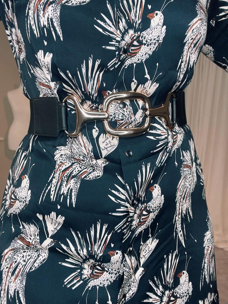 Square gold belt-Fi&Co Boutique