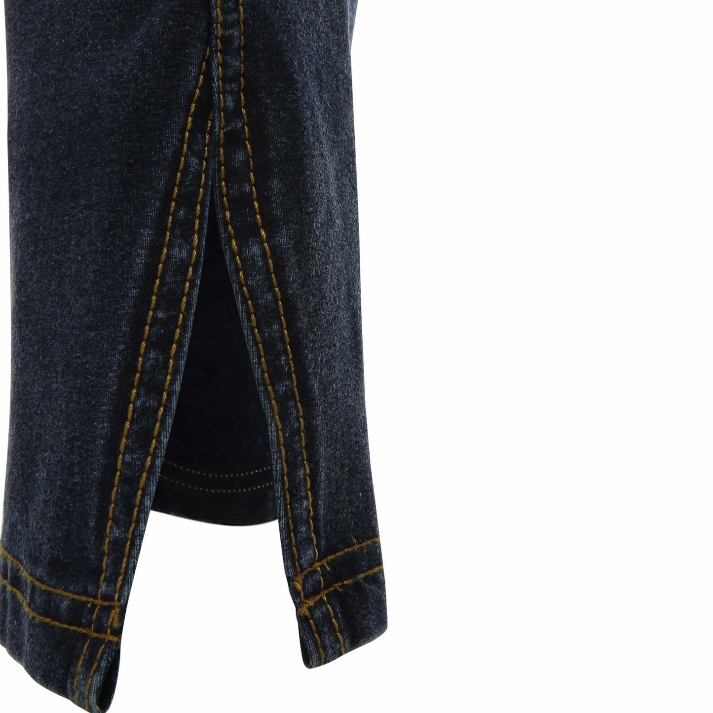 Freddy Dark Denim Yellow Stitch with Twisted Slit Seam-Dark Denim-Fi&Co Boutique