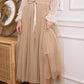 Carrie Tulle Skirt Light Tan-S/M-Fi&Co Boutique