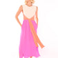 Vilagallo Tina Pink Georgette Dress-38-Fi&Co Boutique