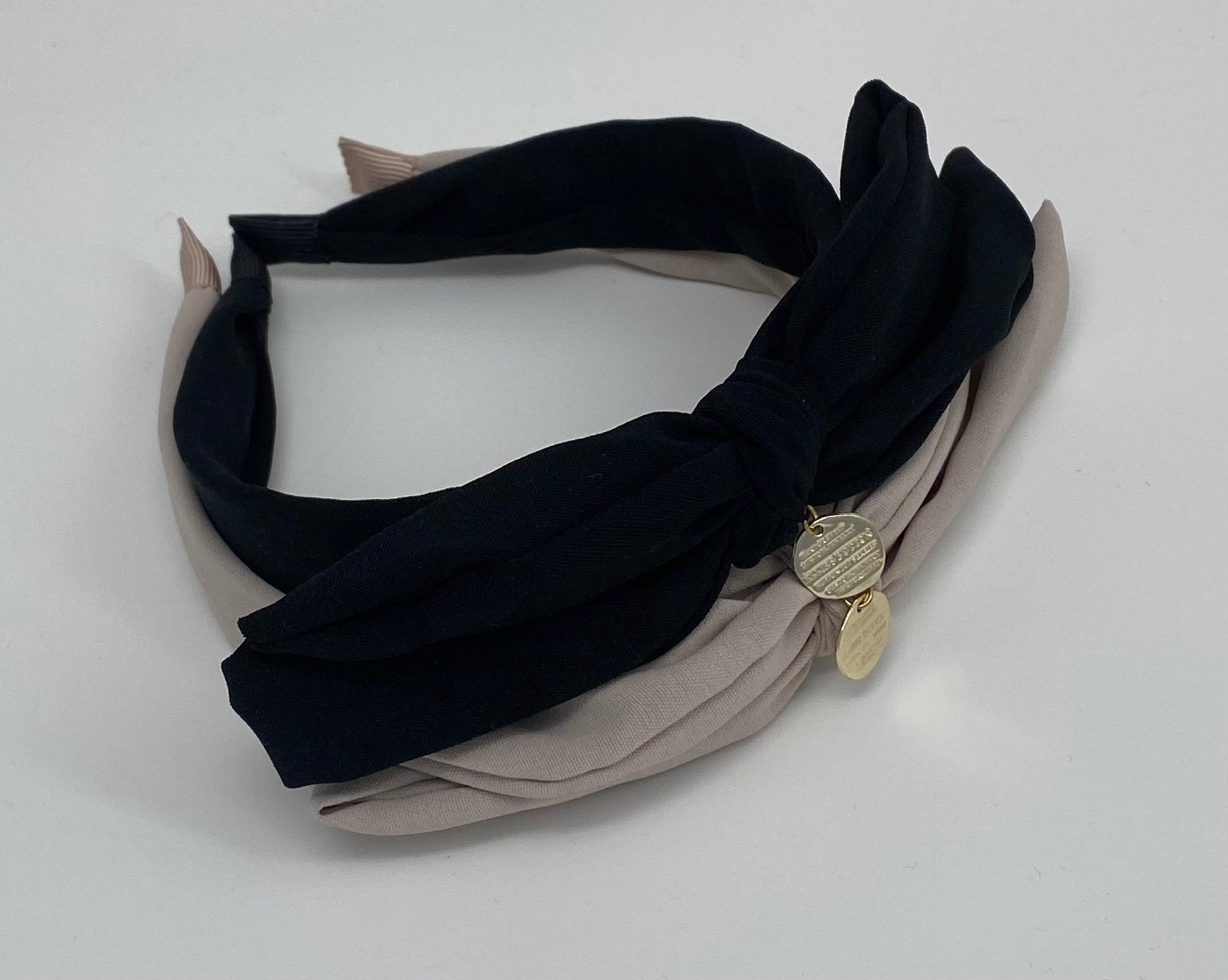 Black and Blush Hairbands-Fi&Co Boutique