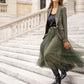 Carrie Tulle Skirt Grey-Fi&Co Boutique