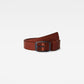 G-Star Raw Bryn Belt-dark cognac/black metal-Fi&Co Boutique
