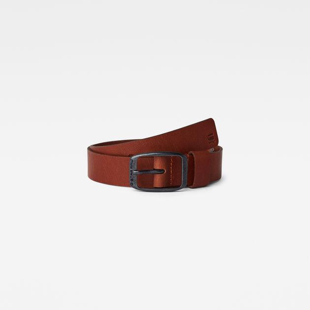 G-Star Raw Bryn Belt-dark cognac/black metal-Fi&Co Boutique