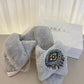 Grey Eye Slippers-Fi&Co Boutique