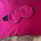 Silk Eye Mask Fuschia-Fi&Co Boutique