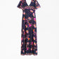 Vilagallo Florence Giverny Navy Print Dress-Fi&Co Boutique